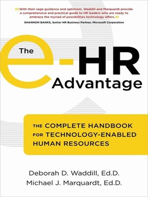 cover image of The e-HR Advantage